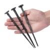 TRASEXTRA 3 Pcs Hand Forged Nails,Jesus Cross,Wrought Iron Decorative Nails,Iron