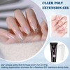 Clear Polygel Nail Builder Gel – Hard Gel for Nail