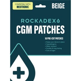 Rockadex Medtronic Patches Beige X 10