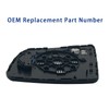 Passenger Side Heated Mirror Glass Replacement For 2008-2017 Toyota Sequoia