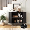 ONBRILL Sideboard Buffet Cabinet with Storage, 40" Storage Cabinet with