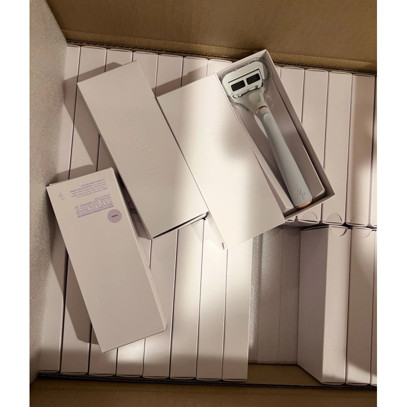 Flamingo Taro Rose Gold 9x Cartridges + Shower Holder Women's
