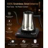 Gooseneck Electric Kettle with Temperature Control, 0.9L, Black