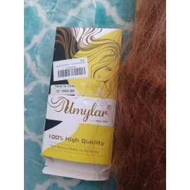 Umylar New Umylar Lt Auburn Brown #30 Wrap Around Very Long 32" Synthetic Ponytail