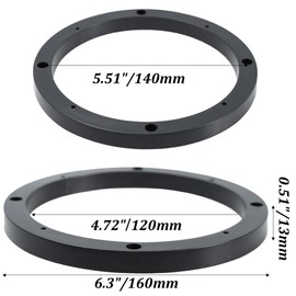 votuyet 2Pcs 5inch Car Audio Speaker gaskets,which can be to Reduce Vibrations and Prevent Damage to Your Speakers.