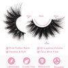 7 Pairs False Eyelashes Natural Looking Lashes Wispy Soft Faux