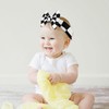 Sdopbinbin Checkered Baby Bow Headband for Infant Newborn Bow Hair