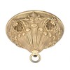 B&P Lamp® Victorian Style, Brass Ceiling Light Canopy Plate, 5
