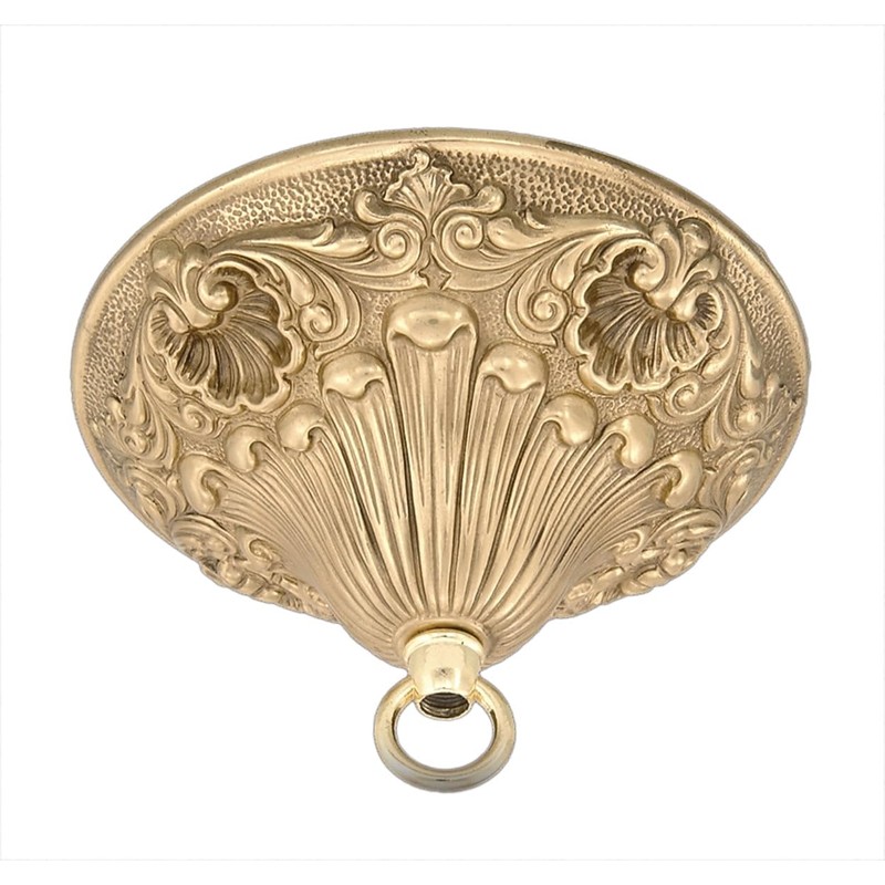 B&P Lamp® Victorian Style, Brass Ceiling Light Canopy Plate, 5