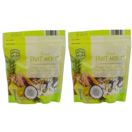 Southern Grove Naturally Flavored Packaged Dried Fruit (Fruit Medley, Two 7.5oz Bags)