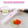 Wrap Organizer with Cutter, Wrap Cutter and Dispenser Kitchen Storage