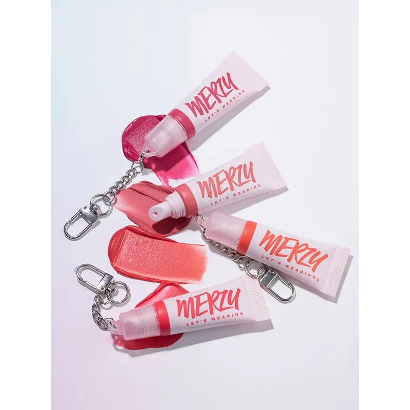 머지 Merzy Let's Wearing Blur Tint Keyring (04 Berry Pink)