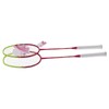 2 Player Badminton Racquets Adults Lightweight Carbon Fiber Rackets with