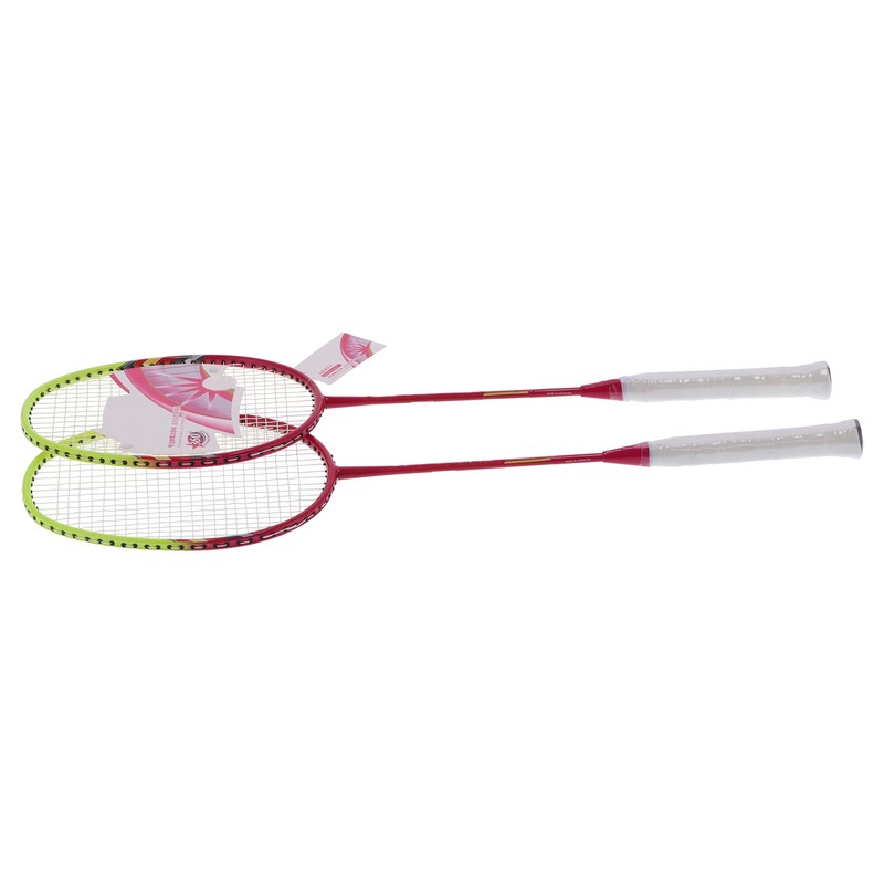 2 Player Badminton Racquets Adults Lightweight Carbon Fiber Rackets with