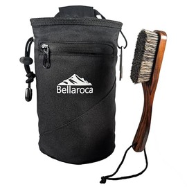BELLAROCA Premium Climbing Set, Chalk Bag and Climbing Brush, Ideal for Outdoor Climbing and Bouldering - Beginners and Advanced - Climbing Gift & Bouldering Gift