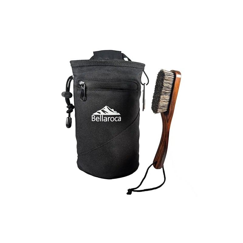 BELLAROCA Premium Climbing Set, Chalk Bag and Climbing Brush, Ideal