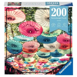 Ravensburger Umbrellas  Rompecabezas de 200 Piezas para Adultos  Diseño Multicolor de Paraguas  Piezas de Alta Precisión y Encaje Perfecto