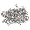 50pcs Ball Bearing Swivels Connector High Strength Stainless Steel Solid