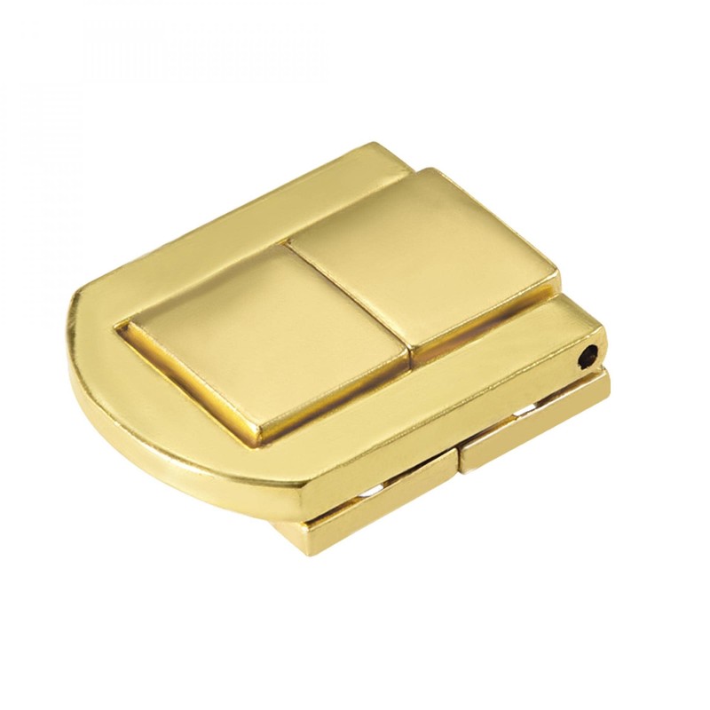 sourcing map Set of 4 Toggle Lock 31 mm Gold