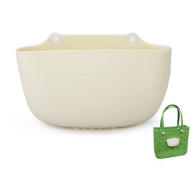 MOTAIN Motain Insert Travel Organizer Storage Pouch,Accessory Bag Compatible with Bogg Bags,Keep Cell Phone, Lipstick, Sunglasses etc(White)