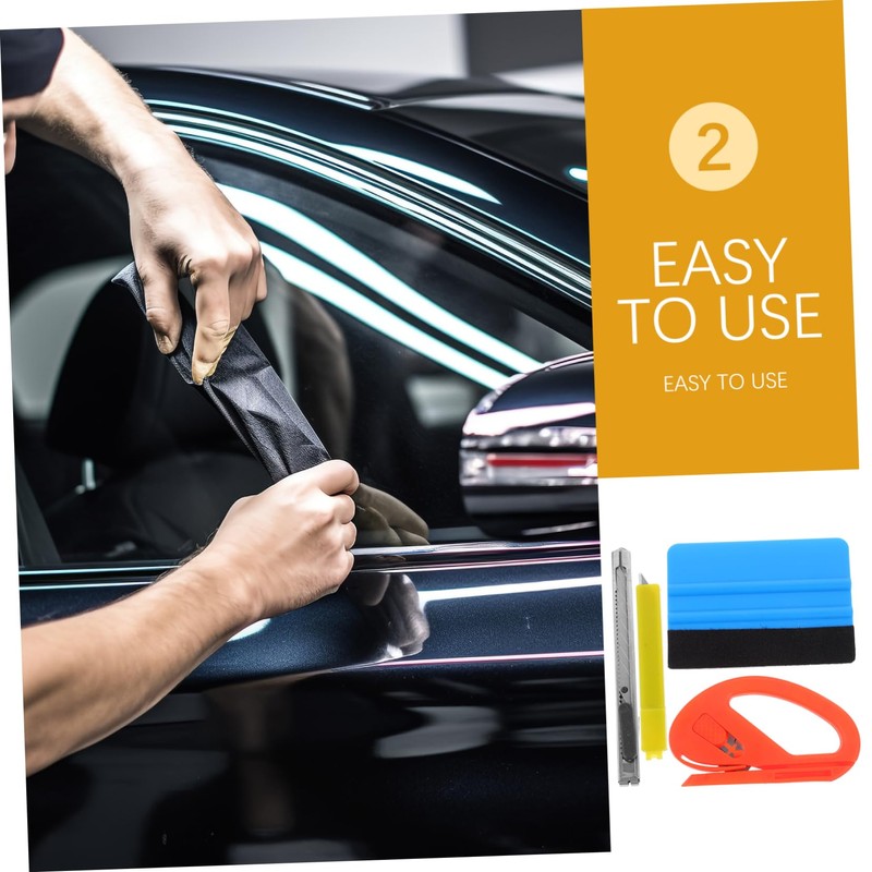 iplusmile 4pcs Professional Smoothing Tool Kit for Window Tint Film