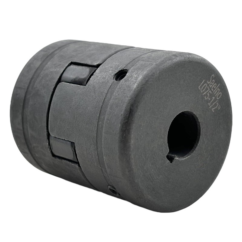 Saelno 1/2" to 7/8" L075 Flexible 3-Piece L-Jaw Coupling Coupler