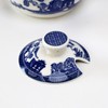 Darthome Sugar Pot with Lid Blue Willow Ceramic English Tableware