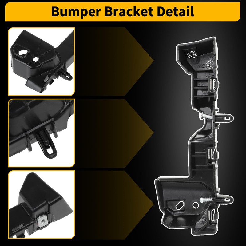 FUELHOOD Front Bumper Bracket for GMC Terrain 2018-2021 No.84709614/84709616/84362702/84362701/GM1043144/GM1042144 Left