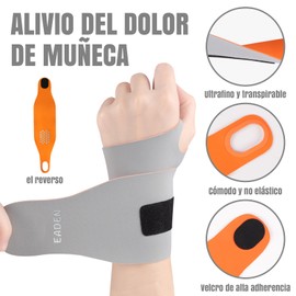 Muñequera Ulnar Muñequera Ultra-Fina Elástica para Desgarro TFCC, Muñequeras para Lesiones por Uso Repetitivo de la Muñeca, Soporte para el Dolor del Túnel Carpiano y Alivio de la Tendinitis, Se Adapta a Ambas Muñecas(Gris)