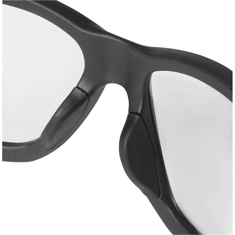Milwaukee Performance Safety Glasses Clear Lens Anti Fog 4932471883, Black,