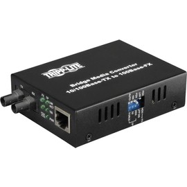 Tripp Lite N784-001-ST External Multimode Media Converter 10/100 FX/TX ST/RJ45, 2km, 1300nm