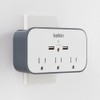 Belkin Wall Mount Surge Protector - 3 AC Multiple Outlet