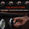 HWGckct Replacement for Blackstone Griddle Orange Knob 4-Pack - High-Temp