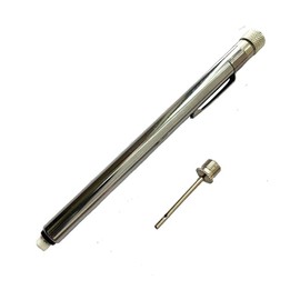 Roost Ball Pressure Gauge, Space Saving, Pen Type, Supports 3 Units (LBS, KGS, BAR)