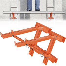 ERFEI 2 Pack Ladder Jacks for Scaffolding Platform Heavy Duty Steel Ladder Jacks Scaffold Bracket Extension Ladder Jack for Roofing Painting Jobsite 20 inch Platform