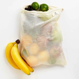 Green + Kind Organic Cotton Produce Bag - Gauze, 1 Bag