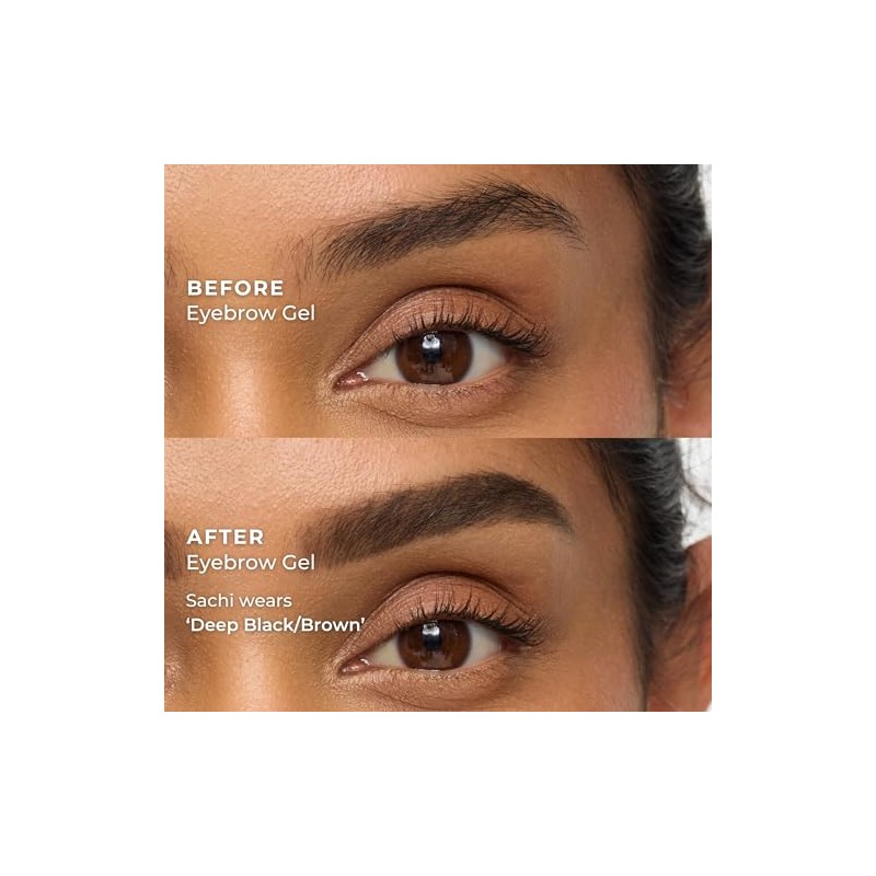 WUNDERBROW Eyebrow Gel, Waterproof, Smudgeproof, Lasts for Days, Shade: Deep