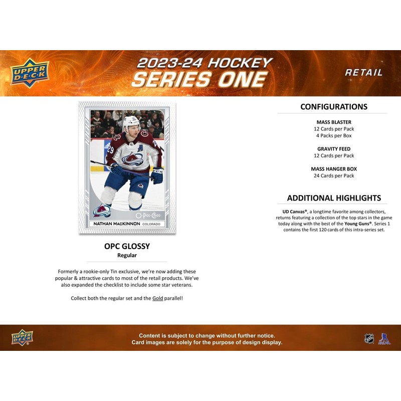 2023-24 Upper Deck Series 1 Hockey Blaster Box - 4