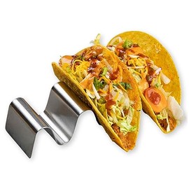 TableCraft Products TRS34 Taco Taxi, Solid Stainless Steel, 3-4