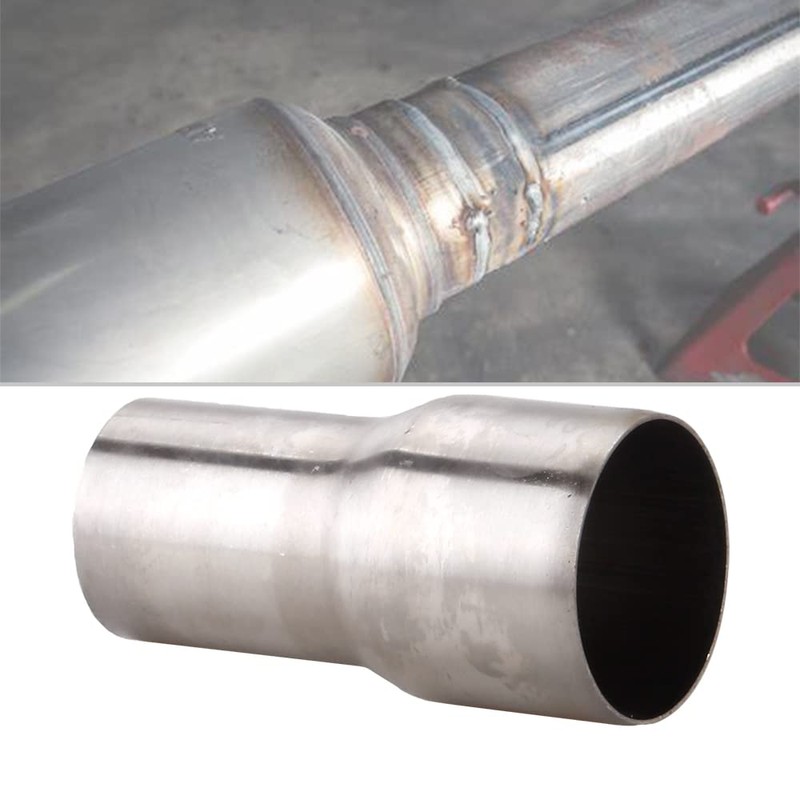 MUTEKI Exhaust Pipe Adapter, Exhaust Connecting Pipe, Universal, Pipe Coupler,