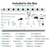 DPROOTS NFT Hydroponic Growing System Kit - Full-Spectrum Grow Lights