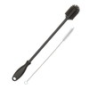 Goodful Reusable Bottle and Straw Cleaning 2-Piece Brush Set, Scratch