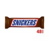 Snickers Singles Size Chocolate Candy Bars 1.86-Ounce Bar 48-Count Box
