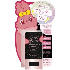 Dotcom SunnyBunny SPF32 PA+++ Glossy The Skin UV Stick, Pink Lame, Sunscreen, Stick Type