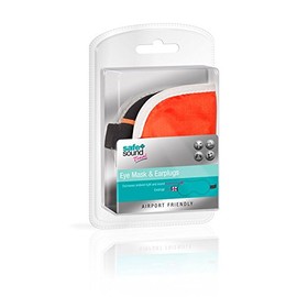 Eye Mask and Ear Plug Travel Set. Washable Mask. Complies with relevant standards. One size. Colours received will vary