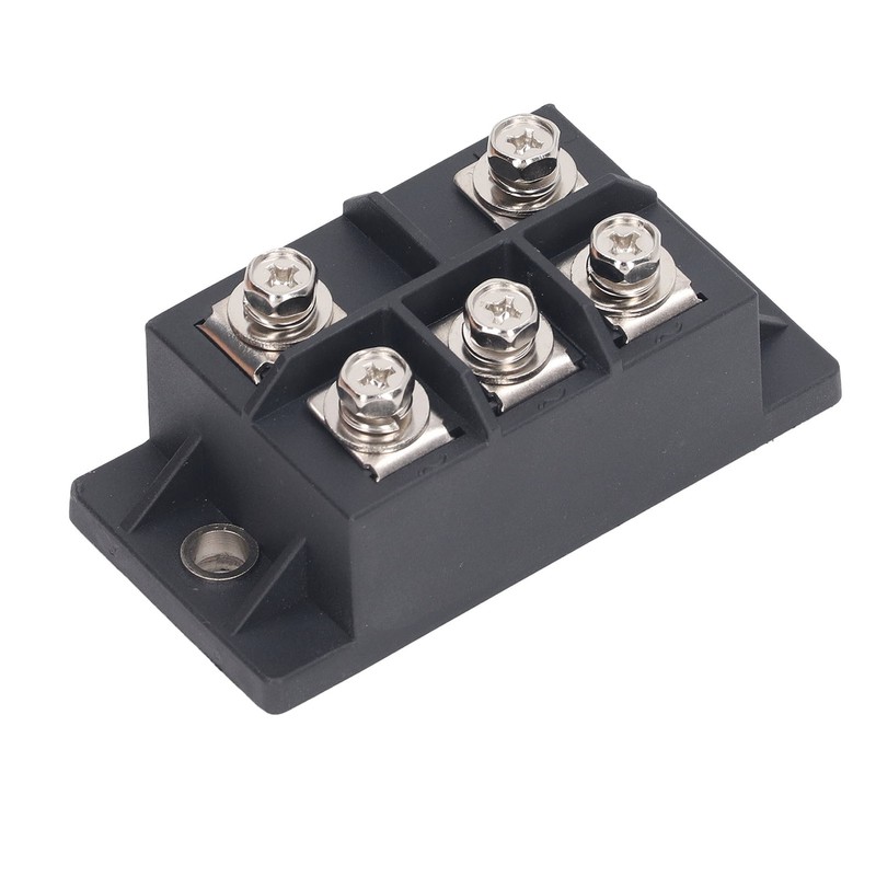 3 Phase Bridge Rectifier 75A 5 Terminal ABS Brass Heat