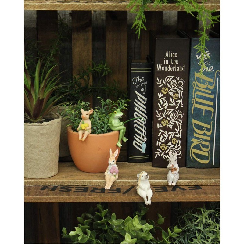 Keystone Figurine Cat with Book, One Size Fits Most, SITTING