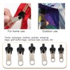 6Pcs Black Universal Instant Fix Zipper Repair Kit Replacement Zip