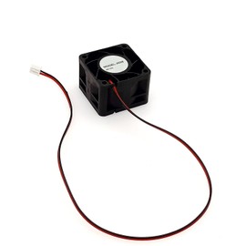 JZK 40 x 40 x 28 mm DC 12 V Mini Cooling Fan 40 mm with 2-Pin Plug, 15000 rpm, 0.27 A, 4028 Ball Bearing Small Brushless DC Fan 4 cm for Cooling or Ventilation, 3D Printer Fan