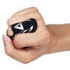 AQ Finger Guard Middle Index Finger Splint Support Band, Black_S/M